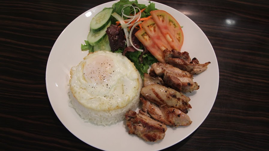 #13 Grilled Chicken & Egg on  Rice