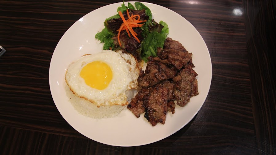 #14 Grilled Pork  & Egg on Rice