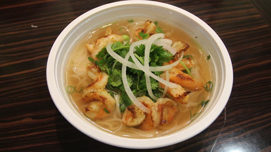 #5 Grilled Shrimp Noodle Soup